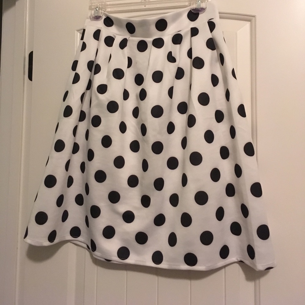 Polka dot skirt